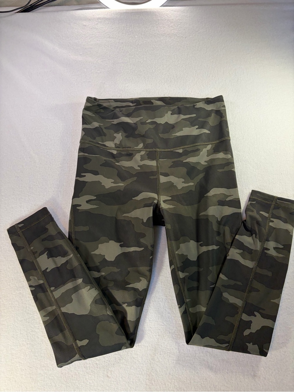 Athleta Olive Camo Leggings